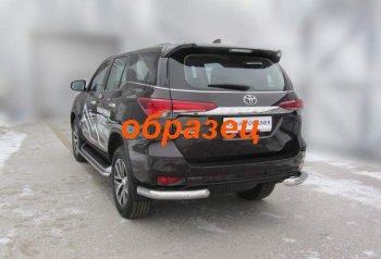 Уголки d76 Toyota Fortuner  AN160 (2015-2020) дорестайлинг