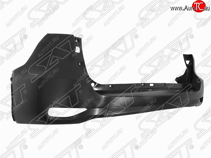 11 899 р. Задний бампер SAT Toyota Fortuner AN160 дорестайлинг (2015-2020) (Неокрашенный)  с доставкой в г. Майкоп