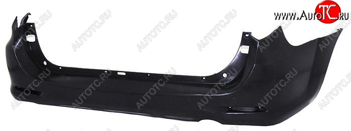 9 599 р. Бампер задний SAT  Toyota Fortuner  AN50/AN60 (2011-2015) 2-ой рестайлинг (Неокрашенный)  с доставкой в г. Майкоп