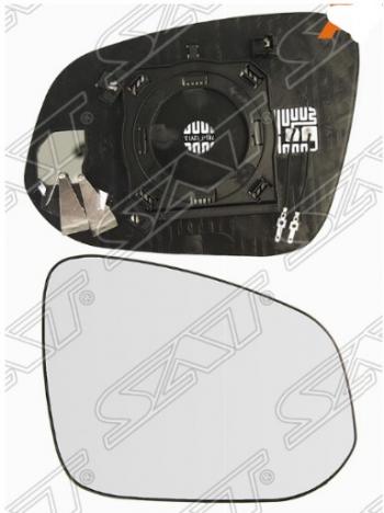 Правое полотно зеркала SAT (сферическое с обогревом) Toyota Hilux AN120 дорестайлинг (2016-2020)