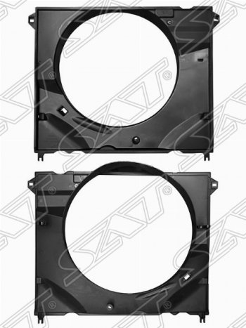 Диффузор радиатора SAT (2KDFTV / 1 / 2GDFTV) Toyota Fortuner AN160 дорестайлинг (2015-2020)