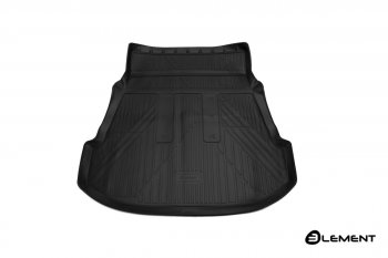 Коврик 3D багажника Element (полиуретан) Toyota Fortuner AN160 дорестайлинг (2015-2020) (Черный)