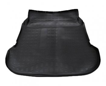 Коврик в багажник Norplast (сложенный 3 ряд) Toyota Fortuner  AN160 (2015-2025) дорестайлинг, рестайлинг (Черный)