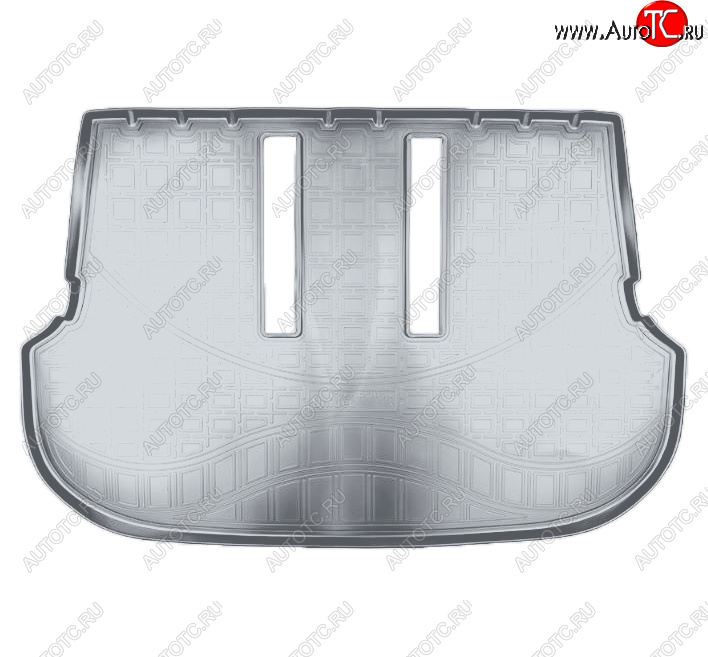 2 299 р. Коврик багажника Norplast (7 мест, разложенный 3 ряд)  Toyota Fortuner  AN160 (2015-2025) дорестайлинг, рестайлинг (Серый)  с доставкой в г. Майкоп