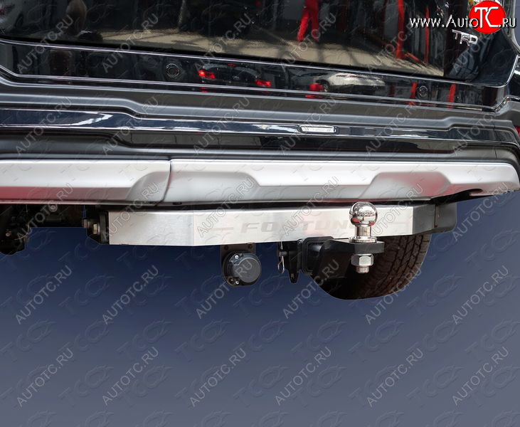 26 649 р. Фаркоп (тягово-сцепное устройство) TRD TCC Toyota Fortuner AN160 дорестайлинг (2015-2020) (оцинкованный, шар Е нержавейка, надпись Fortuner)  с доставкой в г. Майкоп