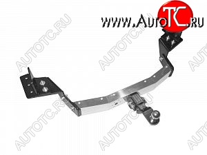 17 149 р. Фаркоп Petroil Tuning (съемный квадрат) Toyota Fortuner AN160 дорестайлинг (2015-2020) (с нержавеющей накладкой)  с доставкой в г. Майкоп
