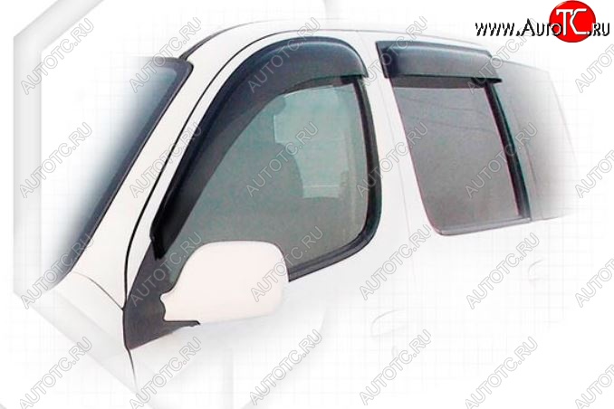1 899 р. Дефлектора окон CA-Plastiс  Toyota Funcargo (1999-2005) дорестайлинг, рестайлинг (Classic полупрозрачный, Без хром.молдинга)  с доставкой в г. Майкоп