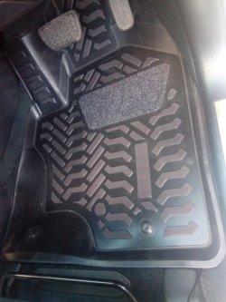 2 299 р. Коврики в салон 2WD (правый руль) Aileron 3D  Toyota Harrier  XU30 (2003-2013)  с доставкой в г. Майкоп. Увеличить фотографию 4