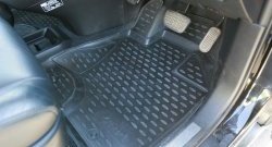 5 199 р. Комплект ковриков в салон (правый руль, чёрные, полиуретан) Element Toyota Harrier XU30 (2003-2013) (Чёрные)  с доставкой в г. Майкоп. Увеличить фотографию 2