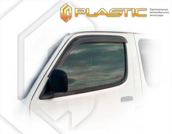 Дефлектора окон CA-Plastic Toyota Hiace  H100 (1989-2004) минивэн дорестайлинг (Япония), минивэн 1-ый рестайлинг (Япония), минивэн (Япония)  2-ой рестайлинг (Classic полупрозрачный)