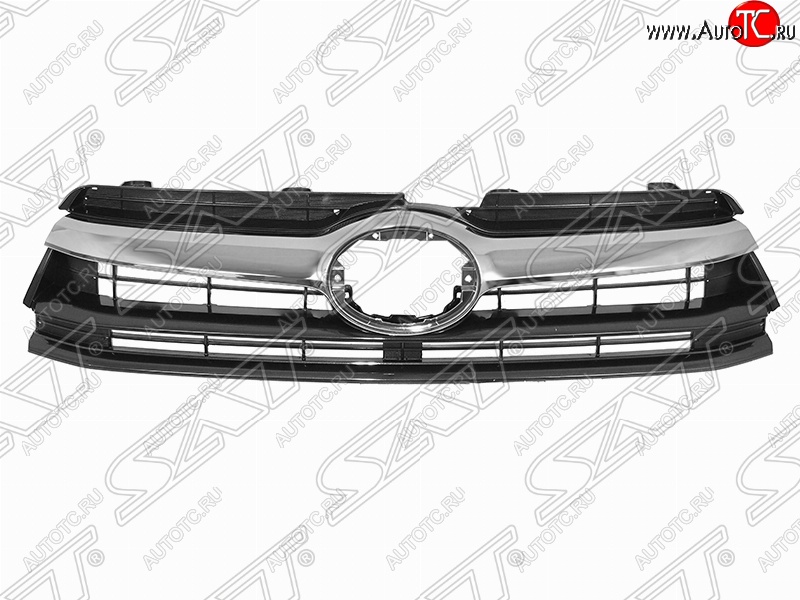 6 599 р. Решётка радиатора SAT Toyota Highlander XU50 дорестайлинг (2013-2017) (Неокрашенная)  с доставкой в г. Майкоп