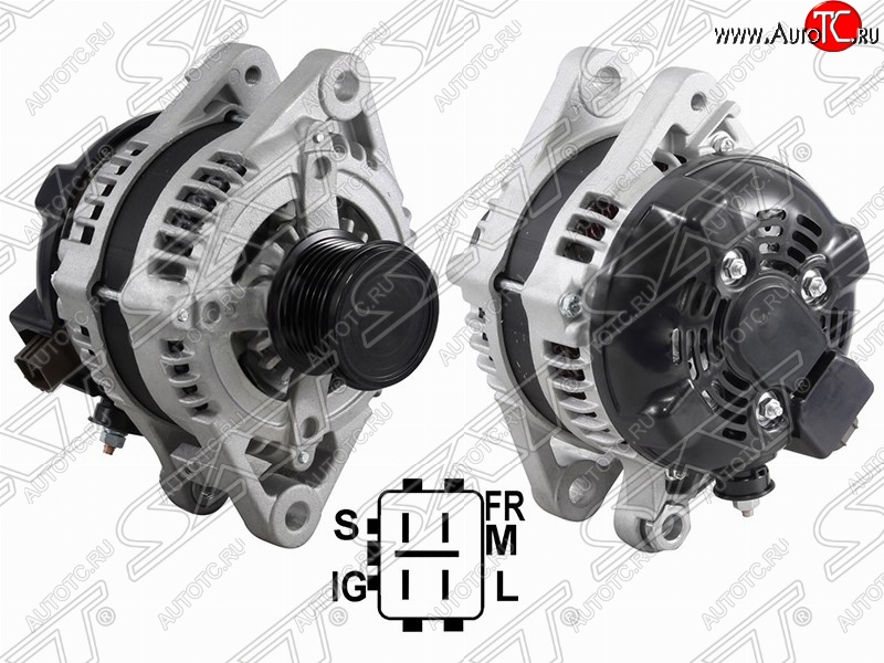 13 699 р. Генератор (150A/ 12V) (2GRFE) SAT  Toyota Highlander  XU50 - Venza  GV10  с доставкой в г. Майкоп