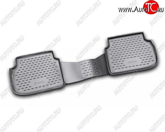 1 469 р. Коврики в салон (3-й ряд) Element-Autofamily 1 шт. (полиуретан) Toyota Highlander XU50 дорестайлинг (2013-2017)  с доставкой в г. Майкоп
