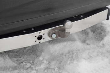 16 389 р. Фаркоп PT GROUP /тип F/ с НЕРЖ накладкой TOYOTA Highlander 2013-2020 Toyota Highlander XU50 дорестайлинг (2013-2017)  с доставкой в г. Майкоп. Увеличить фотографию 2