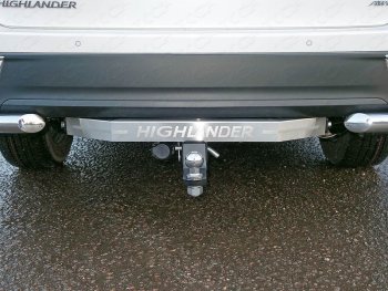 Фаркоп (тягово-сцепное устройство) TCC (с надписью Highlander) Toyota Highlander  XU50 (2013-2020) дорестайлинг, рестайлинг (Оцинкованный, шар E - оцинкованный)