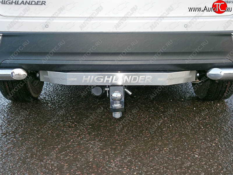 17 849 р. Фаркоп (тягово-сцепное устройство) TCC (с надписью Highlander)  Toyota Highlander  XU50 (2013-2020) дорестайлинг, рестайлинг (Оцинкованный, шар E - оцинкованный)  с доставкой в г. Майкоп