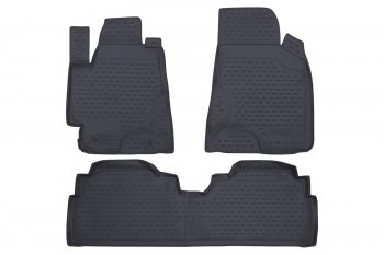 Коврики в салон Element 3 шт. (полиуретан) Toyota Kluger XU20 рестайлинг (2003-2007)