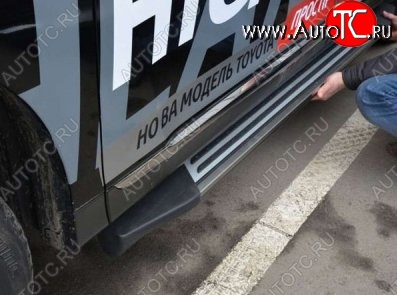 12 799 р. Пороги CT v1 Toyota Highlander XU40 дорестайлинг (2007-2010)  с доставкой в г. Майкоп