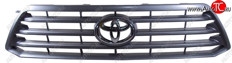 7 399 р. Решётка радиатора SAT Toyota Highlander XU40 дорестайлинг (2007-2010) (Неокрашенная)  с доставкой в г. Майкоп