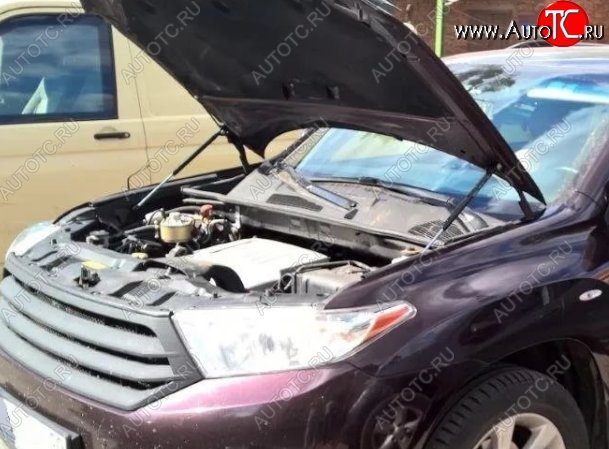 2 199 р. Газовые упоры капота Berkut Toyota Highlander XU40 дорестайлинг (2007-2010)  с доставкой в г. Майкоп