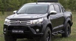 27 549 р. Расширитель арки RA (вылет 50 мм, комплект)  Toyota Hilux  AN120 (2016-2020) дорестайлинг (Поверхность шагрень)  с доставкой в г. Майкоп. Увеличить фотографию 4