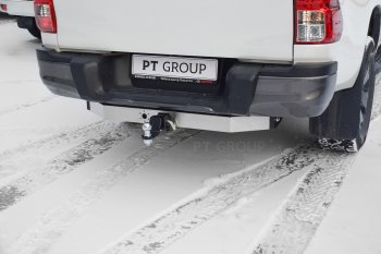 21 619 р. Фаркоп PT GROUP /съемный квадрат/с НЕРЖ накладкой TOYOTA Hilux 2015- /JAC T6 2015-/JAC T8 2023-/Sollers ST6 2023- Toyota Hilux AN120 дорестайлинг (2016-2020)  с доставкой в г. Майкоп. Увеличить фотографию 5