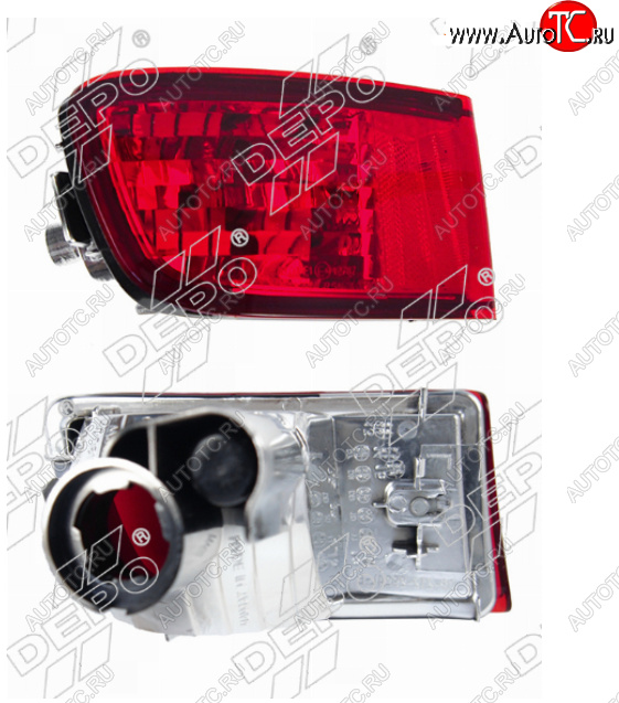 1 599 р. Левый фонарь в задний бампер DEPO Toyota Land Cruiser Prado J120 (2002-2009)  с доставкой в г. Майкоп