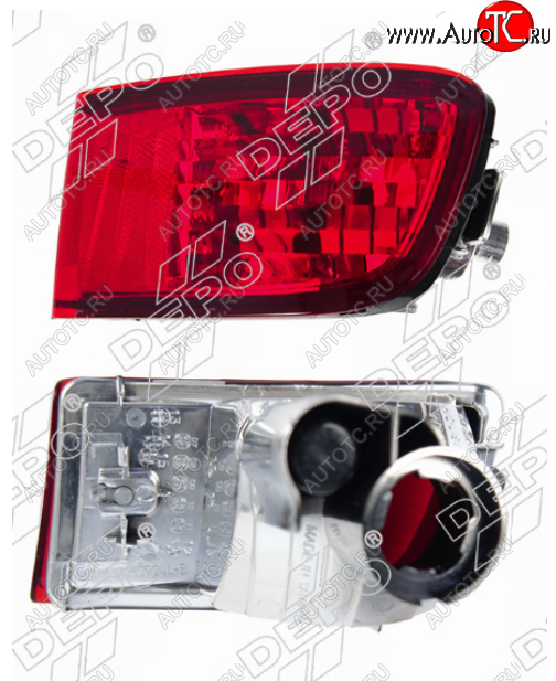 1 599 р. Правый фонарь в задний бампер DEPO Toyota Land Cruiser Prado J120 (2002-2009)  с доставкой в г. Майкоп