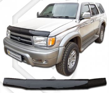 Дефлектор капота (N180-N185) CA-Plastic Toyota Hilux Surf N180 5 дв. дорестайлинг (1995-1998)
