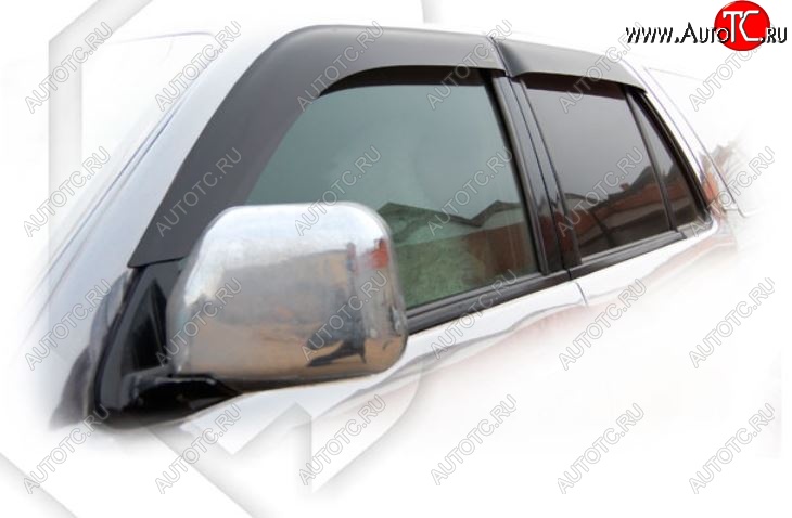 2 079 р. Дефлектора окон CA-Plastic Toyota Hilux Surf N180 5 дв. дорестайлинг (1995-1998) (Classic полупрозрачный)  с доставкой в г. Майкоп