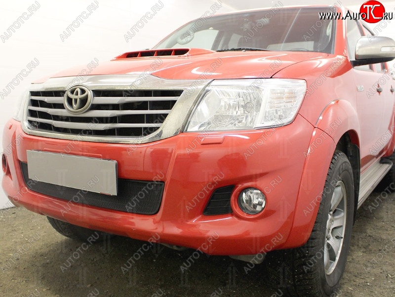 1 499 р. Защитная решётка в воздуховод автомобиля Russtal Toyota Hilux AN20,AN30  2-ой рестайлинг (2011-2016)  с доставкой в г. Майкоп
