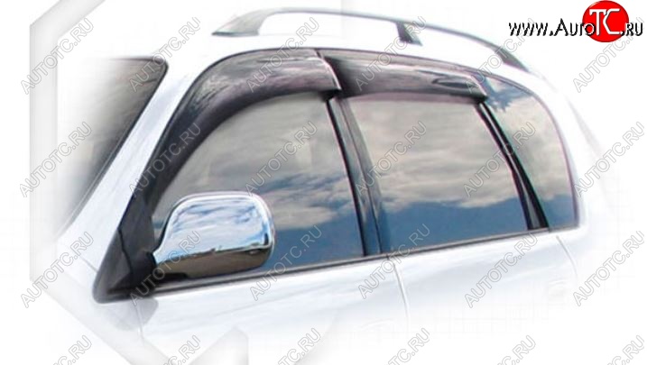 1 999 р. Дефлектора окон (M10G-M15G) CA-Plastic Toyota Ipsum SXM10 дорестайлинг (1995-1998) (Classic полупрозрачный, Без хром.молдинга, Крепление только на скотч)  с доставкой в г. Майкоп