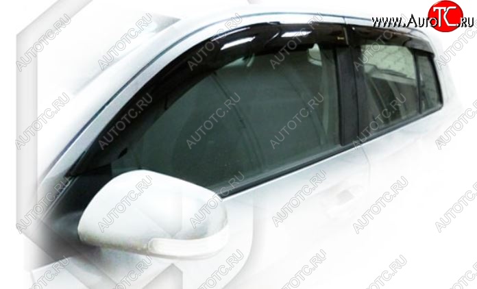 1 999 р. Дефлектора окон CA-Plastic  Toyota Ist  XP110 (2007-2016) (Classic полупрозрачный)  с доставкой в г. Майкоп