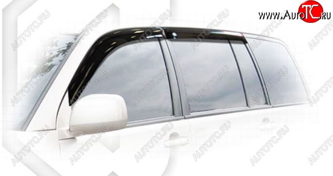 2 079 р. Дефлектора окон (U20-U28) CA-Plastic  Toyota Kluger  XU20 (2000-2003) дорестайлинг (Classic полупрозрачный, Без хром.молдинга, Крепление только на скотч)  с доставкой в г. Майкоп