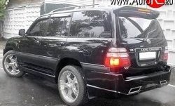 14 949 р. Пороги накладки Hunter Toyota Land Cruiser 100 1-ый рестайлинг (2002-2005) (Неокрашенные)  с доставкой в г. Майкоп. Увеличить фотографию 2