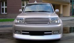7 199 р. Решетка радиатора HUNTER Toyota Land Cruiser 100 дорестайлинг (1998-2002) (Неокрашенная)  с доставкой в г. Майкоп. Увеличить фотографию 2