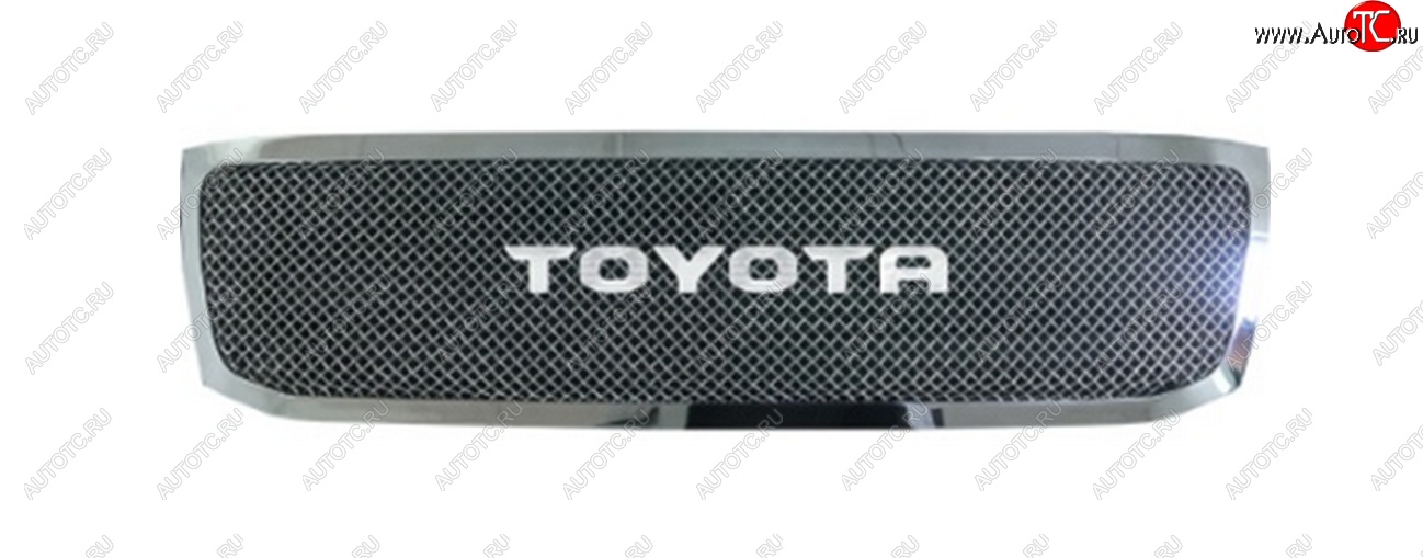 12 999 р. Решетка радиатора CrTuning Toyota Land Cruiser 100 дорестайлинг (1998-2002) (Стандарт - TOYOTA)  с доставкой в г. Майкоп
