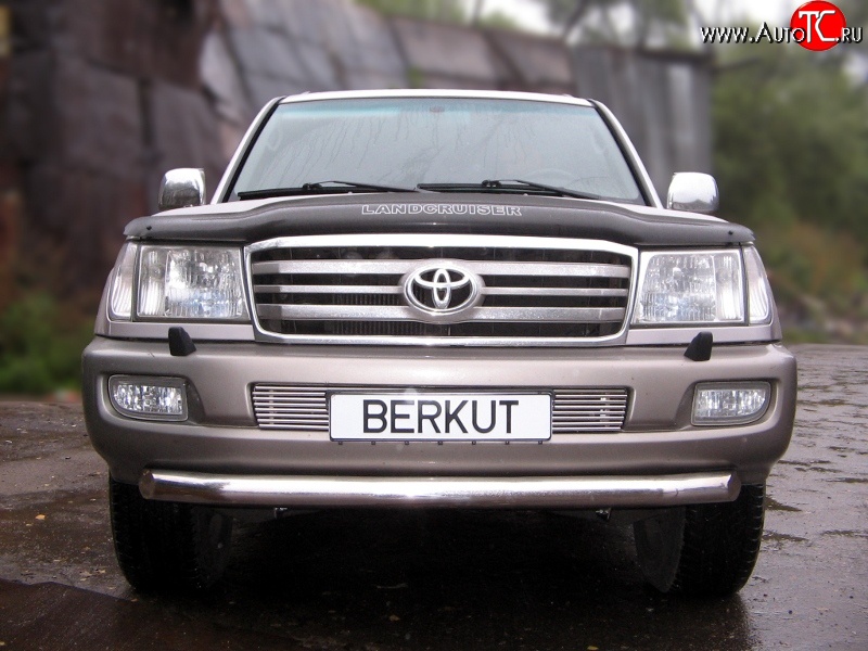 6 799 р. Декоративная вставка воздухозаборника (рестайлинг) Berkut Toyota Land Cruiser 100 дорестайлинг (1998-2002)  с доставкой в г. Майкоп