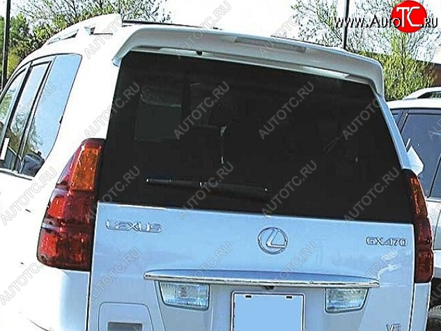 6 399 р. Спойлер CT v2 Toyota Land Cruiser Prado J120 (2002-2009) (Неокрашенный)  с доставкой в г. Майкоп