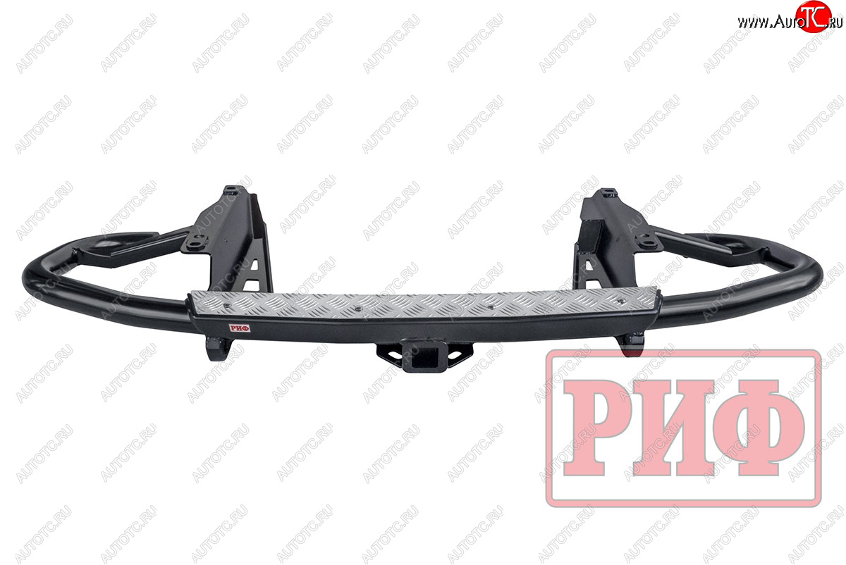 50 189 р. Бампер задний силовой РИФ Toyota Land Cruiser Prado J120 (2002-2009) (С квадратом под фаркоп)  с доставкой в г. Майкоп
