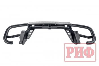 50 189 р. Бампер задний силовой РИФ Toyota Land Cruiser Prado J120 (2002-2009) (С квадратом под фаркоп)  с доставкой в г. Майкоп. Увеличить фотографию 6