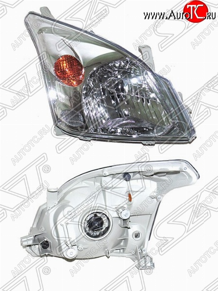 5 349 р. Правая фара передняя SAT Toyota Land Cruiser Prado J120 (2002-2009)  с доставкой в г. Майкоп