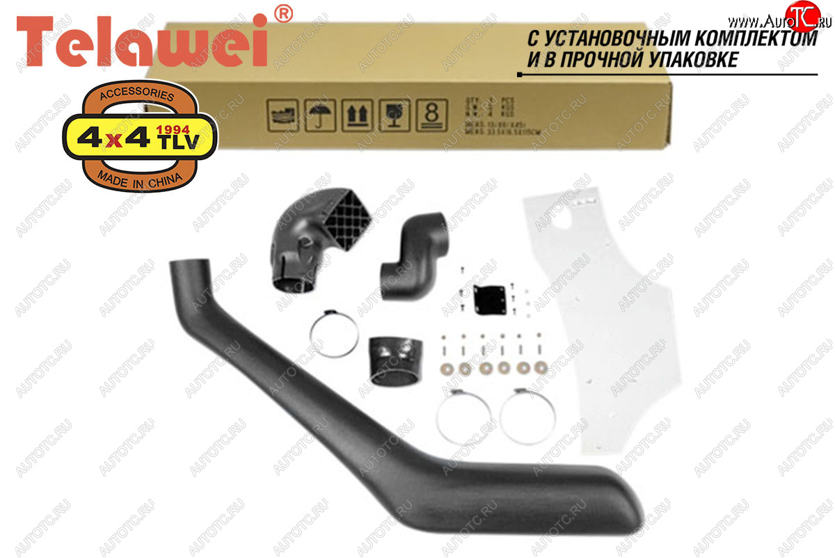 7 849 р. Шноркель Telawei (4.0 V6, 1GR-FE) Toyota Land Cruiser Prado J120 (2002-2009)  с доставкой в г. Майкоп