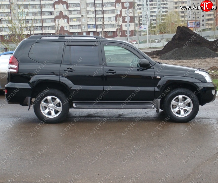 6 999 р. Рейлинги на автомобиль Oem Style Toyota Land Cruiser Prado J120 (2002-2009)  с доставкой в г. Майкоп