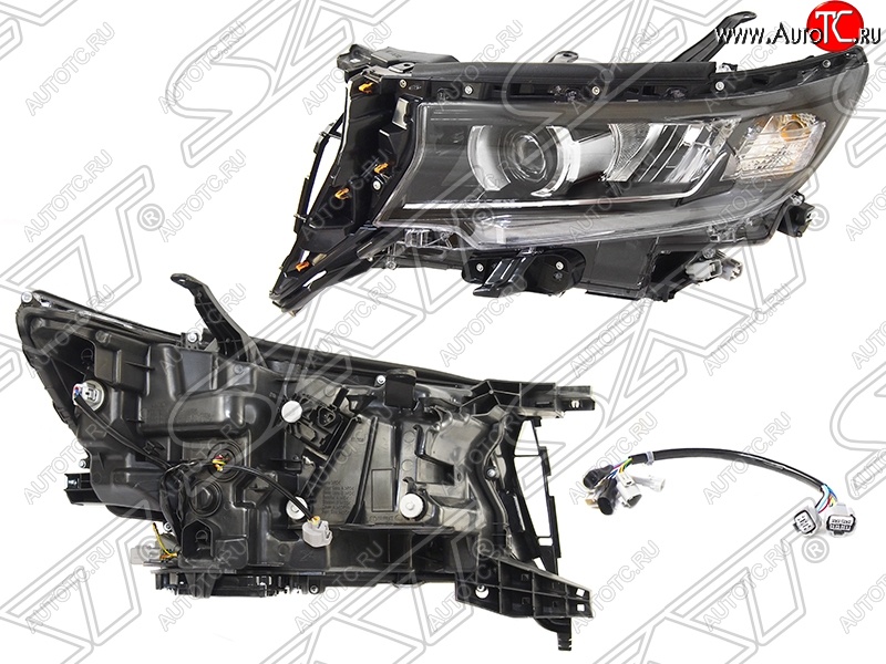 25 449 р. Левая фара SAT (LED) Toyota Land Cruiser Prado J150 2-ой рестайлинг (2017-2020)  с доставкой в г. Майкоп