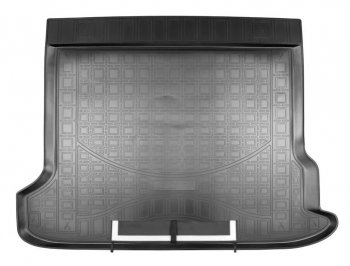 Коврик в багажник Norplast (5 мест) Toyota Land Cruiser Prado  J150 (2017-2020) 2-ой рестайлинг (Черный с фартуком)