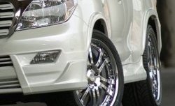 27 649 р. Накладки на колёсные арки Branew Toyota Land Cruiser 200 1-ый рестайлинг (2012-2015) (Неокрашенные)  с доставкой в г. Майкоп. Увеличить фотографию 2