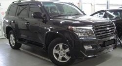 23 249 р. Накладка на передний бампер Branew Toyota Land Cruiser 200 1-ый рестайлинг (2012-2015) (Неокрашенная)  с доставкой в г. Майкоп. Увеличить фотографию 2