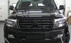 23 249 р. Накладка на передний бампер Branew Toyota Land Cruiser 200 1-ый рестайлинг (2012-2015) (Неокрашенная)  с доставкой в г. Майкоп. Увеличить фотографию 3