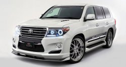 16 649 р. Элерон под передний бампер ELFORD SUV NEO Toyota Land Cruiser 200 1-ый рестайлинг (2012-2015) (Неокрашенная)  с доставкой в г. Майкоп. Увеличить фотографию 2